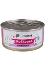 All Animals Vse živali Cattail steak iz goveje mišice 100g