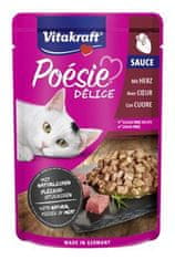 Vitakraft Cat Poésie DéliSauce žepek s srcem 85g