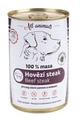 All Animals Vse živali DOG goveji zrezek 400g