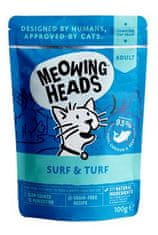 Meowing Heads Surf&Turf žepek 100g