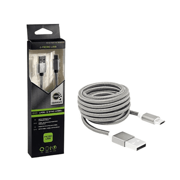FINISH LINE DATA PODATKOVNI IN POLNILNI KABEL MICRO IN MINI USB 1,2M 2A