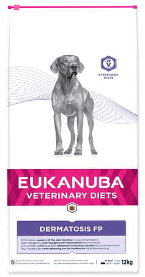 Eukanuba veterinarska dieta za pse z občutljivo kožo Dermatosis - 12kg