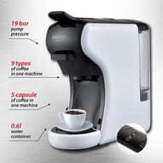 Camry CR4414 espresso aparat, z več različnimi kapsulami