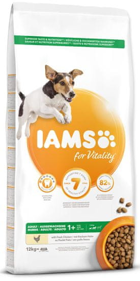 IAMS hrana za pse Dog Adult Small&amp;Medium Chicken, 12 kg