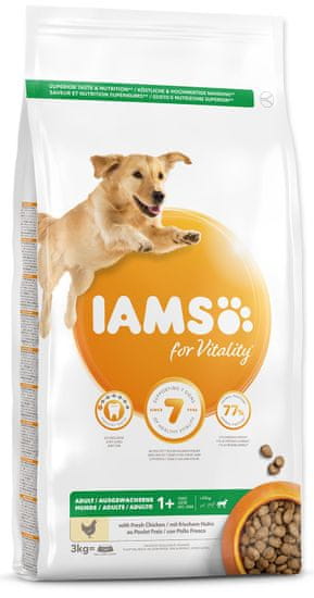 IAMS hrana za pse Dog Adult Large Chicken, 3 kg