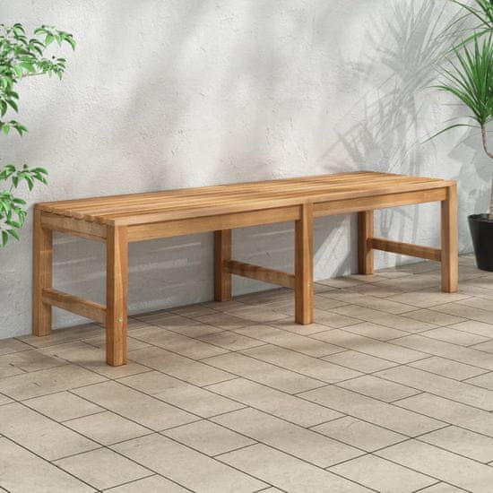 Greatstore Vrtna klop 150 cm trdna tikovina