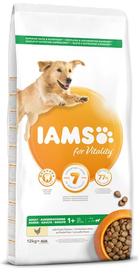 IAMS hrana za pse Dog Adult Large Chicken, 12 kg