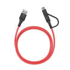 Blitzwolf Kombiniran kabel 2v1 iz USB-A na Type-C in Micro USB 0,9m