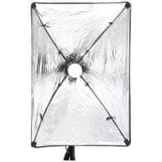 Vidaxl Komplet za foto studio s softbox lučjo in ozadjem