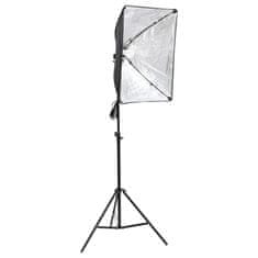 Greatstore Komplet za foto studio s softbox lučjo in ozadjem