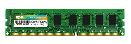 Silicon Power pomnilnik (RAM), DDR3, 8 GB, 1600 MHz, CL11, 1,35 V (SP008GLLTU160N02)