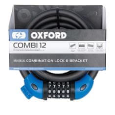 Oxford Combi12 ključavnica, pletena, črna