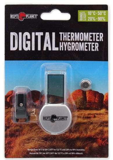 REPTI PLANET Termometer higrometer LCD