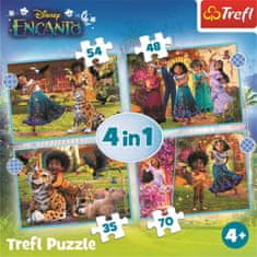 Trefl Puzzle Encanto 4v1 (35,48,54,70 kosov)