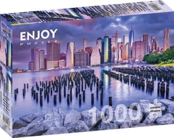 ENJOY Puzzle Oblačno nebo nad Manhattnom, New York 1000 kosov