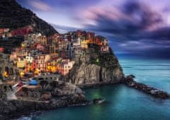 ENJOY Puzzle Manarola v mraku, Cinque Terre, Italija 1000 kosov