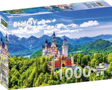 ENJOY Puzzle Grad Neuschwanstein poleti, Nemčija 1000 kosov