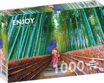 ENJOY Puzzle Azijka v bambusovem gozdu 1000 kosov