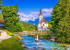 ENJOY Puzzle Cerkev v Ramsau, Nemčija 1000 kosov