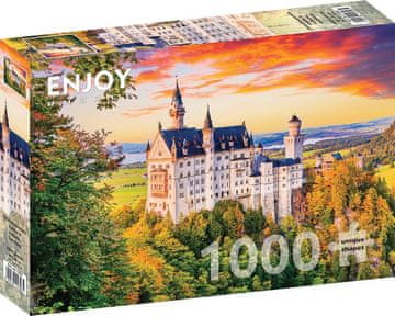 ENJOY Puzzle Grad Neuschwanstein jeseni, Nemčija 1000 kosov