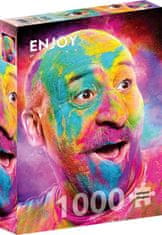 ENJOY Puzzle Smejoči se plešoči moški 1000 kosov