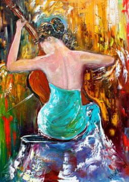 ENJOY Puzzle Rhapsody v modri barvi 1000 kosov