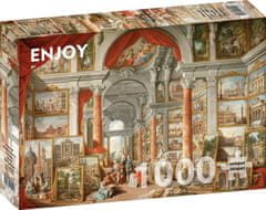ENJOY Puzzle Paolo Panini: Pogled na sodobni Rim 1000 kosov