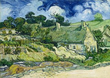 ENJOY Puzzle Vincent Van Gogh: Slamnate koče v Cordevillu 1000 kosov