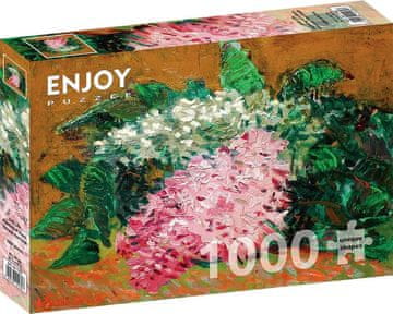 ENJOY Puzzle Vincent Van Gogh: Tihožitje z lilami 1000 kosov