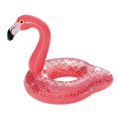 Atosa Napihljiv obroč Flamingo z bleščicami