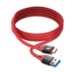 Kabel iz USB-A na Type-C pleten 3A 0,9m