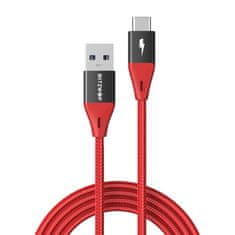 Kabel iz USB-A na Type-C pleten 3A 0,9m