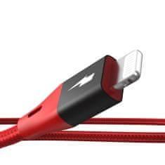 Blitzwolf Kabel iz USB-A na Lightning pleten 1,8m