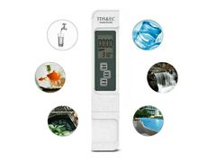 Tester trdote vode in termometer LCD