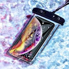 Netscroll Prosojna vodotesna torbica za telefon, AquaBag