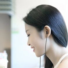 Joyroom ušesne slušalke 3,5 mm mini jack z daljincem in mikrofonom črne (jr-el114)