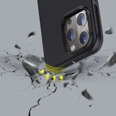 Choetech Etui za iPhone 13 Pro Max MFM Anti-drop case črn