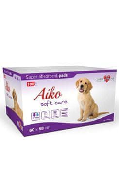 Vpojna blazinica za pse Aiko Soft Care 60x58cm100ks