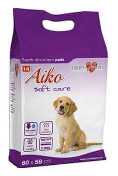 Vpojna blazinica za pse Aiko Soft Care 60x58cm 14 kosov