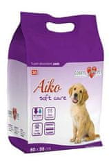 Vpojna blazinica za pse Aiko Soft Care 60x58cm 30 kosov
