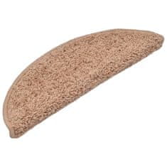Greatstore Preproge za stopnice 10 kosov 56x20 cm bež