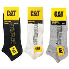 CAT 3 paket nogavic, moške, nizke, delavske, črne, 39/42