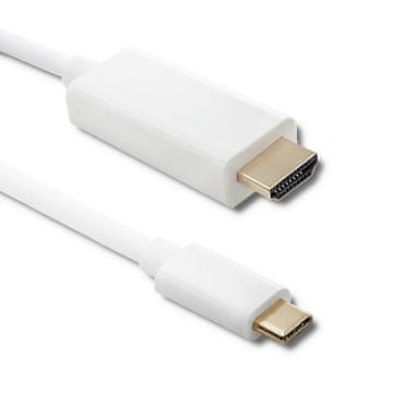 Kabel Qoltec USB 3.1 tipa C moški / HDMI A moški | 4K | Alternativni način | 2 m