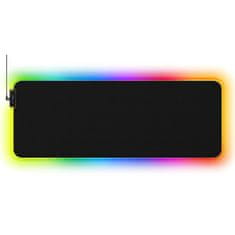 Tronsmart Spire svetleča velika RGB igralna podloga za miško (80 x 30 x 0,4 cm) za igričarje črna (349360)