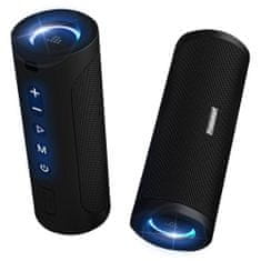 Tronsmart T6 Pro prenosni brezžični Bluetooth 5.0 zvočnik 45W LED osvetlitev črna (448105)