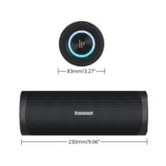 Tronsmart T6 Pro prenosni brezžični Bluetooth 5.0 zvočnik 45W LED osvetlitev črna (448105)