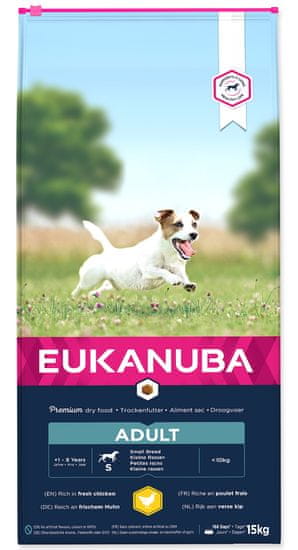 Eukanuba hrana za odrasle pse majhnih pasem, 15 kg