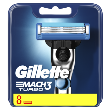 Gillette nadomestne glave Mach3 Turbo Aloe, 8 kosov
