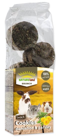 NATURE LAND Brunch dopolnilna hrana za glodalce s peteršiljem, 4x120 g