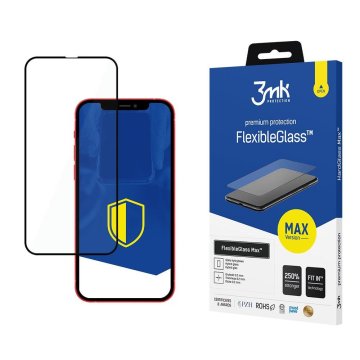 3MK Apple iPhone 13 Pro Max Black - 3mk FlexibleGlass Max